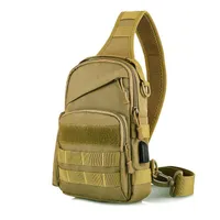 Tactical Sling Torba Outdoor Kamuflaż Chest Pack Backpack Sport do Trekking Camping Pieszeń Daypack