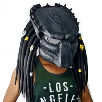 Alien vs. Predator Cosplay Predator Full Face Actical Mask Ghost Face CS Mask Halloween Party 220719
