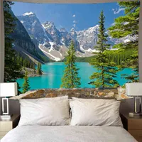 Tapestry Mountain Forest Lake Tapestry CARANTE PERONCAPE NATURA PARA ART