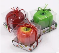 Яблочная форма фрукты свечи свечи ароматизированная атмосфера атмосфера