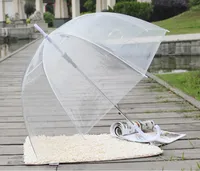 傘のスタイリッシュなシンプルディープドームパラソルアポロ透明な女の子マッシュルームクリアバブル