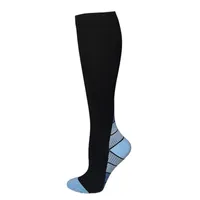 Chaussettes de sport coulant compression pour les hommes femmes à l'aise de cyclisme à vélo de récupération de récupération soulagement de la douleur extérieure