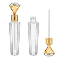 Diamond DIY Lip de brilho Tubos de brilho Claro vazio labial glaze tubo lábios Glosses Garrafa de viagem Recipientes de embalagem receáveis ​​3ml
