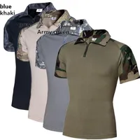 Homens camisetas Zogaa wew assalto camuflagem tática camiseta homens manga curta americano exército sapo combate t-shirt verão multicam militar tee