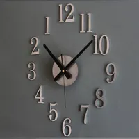 Fashion Creative Reversion of the Clock Time Back Metal Texture Really 3D S2462