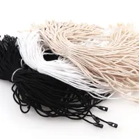 1000pcs/lot seal Tag Strings Cotton Cottons Bullet Loop Lock Cord Fortener Plastic Buckle Build Snap Rope Thread Bags 272Q