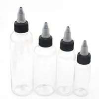 100Pcs E liquid 30ml 60ml 100ml 120ml PET Plastic Dropper Bottles Pen Shape Empty Unicorn Bottle with Off Caps T200819298s