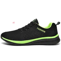 Zapatillas de carreras negras zapatillas de verano transpirable cómoda calzado Acepta costumbre para mujeres zapatillas A5