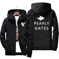 Men's Jackets 2022 Pearly Gates Print Men Spring And Autumn Design Coat Casual Outdoor Baseball Tops Man Slim Fit Sports Zipper Korean Jacke