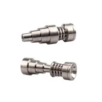 CSYC Smoking Accessory T003 Titanium Nail 10mm/14mm/18mm Multi-Air Hole Smooth Airflow Glass Bong Water Pipe Tool