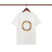 Nieuwheid formele ontwerpers t shirts mannen mode casual actieve zomer cotto shirt met korte mouwen shirt letter print heren t -shirts