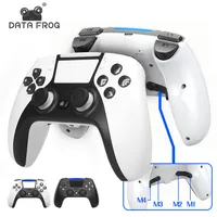 bluetooth-compatible wireless game controller for ps4 console ps5 style double vibration gamepad for pc/ android phone3190