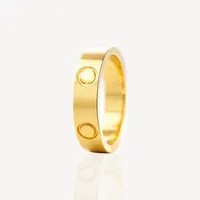 Charm Bridal Love Rings Womens Gold Wedding Ring Jewelry Band Titanium Steel Diamonds Casual Fashion Street Classic OptionA323N