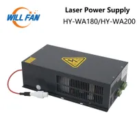 Will Fan HY-WA Series 180W 200W Co2 Laser Power Supply Source For 150-200W Co2 Laser Tube And Cutting Engraving Machine