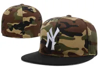 Capitres al por mayor de moda 23 Colors Classic Team on Field Baseball Hats Street Hip Hop Sport York Caps de diseño cerrado completo H14