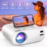 Brand New 1080P Mini Projector for Gaming with WiFi and Bluetooth Upgrade 9200L HD
