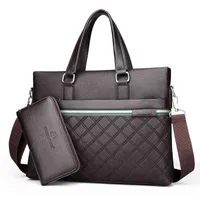 Мужская сумочка Lingge Fashion Мужская горизонтальная сумочка с диагональю Business Computer Bag 220718