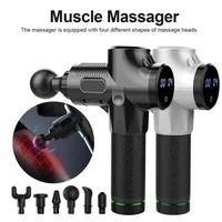 2021 Deep Percussion Massage Gun Vibration Muscle Full Body Therapy Massager Fitness Equipment Online shopping good quality205R