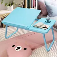 High Quality Commercial Furniture Mini Folding Study Work Desk Bed Portable Laptop Desk