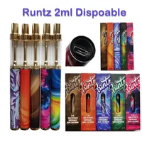 2ml Runtz Disposable Vape Pen Rechargeable e cigarette 400mAh Battery Empty Cartridge Packaging Gift Boxes Thick Oil Vaporizer Display box