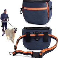 Entrenamiento de perros Obediencia Bag Bag Doble LA LA A LA CAPACIDAD Estabilidad Mochila de la cintura Polvo desmontable para suministros 220826