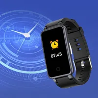 C2 Plus Smart Watch Watch Smart Wrists Tela colorida de 0,96 polegada para Android iOS Band Passometer Tracker C2Plus Sport Watches D18 Y68