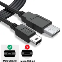 Universal Mini V3 Micro V8 5pin USB -kabel 1m 3ft 1,5 m 5ft 80 cm 70 cm 25 cm Längdkablar för Samsung HTC LG Android -telefon MP3 PC Camera GPS -högtalare