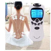 8 models Russian manual Electric herald Tens Acupuncture Body Massage Digital Therapy Machine For Back Neck Foot Leg health Care2083