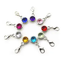 100pcs/Los Mix zufällige Farben CCB Kristallreihe Dangle Hanging Charms DIY Armband Halskette Schmuckzubehör