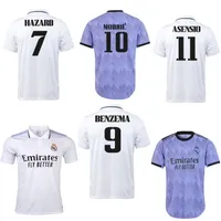 21 22 23 Temporada Benzema Soccer Jersey Camavavinvea Alaba Modric Valric Valverde Kroos Home Away Fútbol Tops Camiseta Versión Versión de fútbol para hombre Adulto