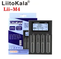 LiitoKala Lii-M4 18650 LCD Display Universal Smart Charger 4 Slot Test Capacity for 3.7V 1.2V 26650 18650 21700 18500 AA AAA Battery