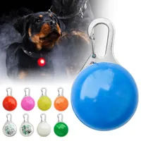 Pendant Necklaces Night Safety Pet Collar Glowing LED Flash Lights Dog Cat Leads Necklace Accessories Luminous Bright For Light