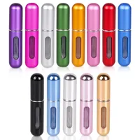 5ml Mini Refillable Perfume Atomizer Spray Bottle Easy to Fill Scent Pump Case for Travel Small Perfume Bottles
