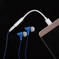 For Type-C To 3 5mm Plug AUX Earphone Headset Audio Mic Adapters Jack Connector Cable Headphone Switch Covertor Cords Letv2305z