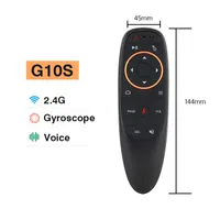 G10 G10Sエアマウス音声リモコン2.4G無線ジャイロスコープIR学習H96 MAX x88 Pro X96 MAX And​​roidテレビボックスHK1