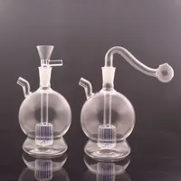 10mm Female Mini Glass Bong Water Pipes Hookah Oil Rigs Ashcatcher Bongs Matrix Percolator Recycler Rig with Male Oil Burner Pipes Dhl Free