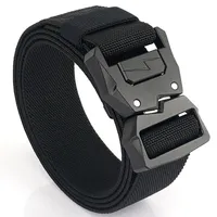 Belts Men Military Nylon Magnetic Buckle Equipment Combat Tactical For Army Black Training Waist Belt Outdoor HuntingBelts