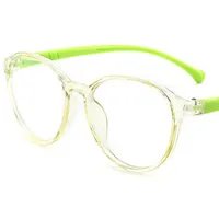 선글라스 어린이 반 흑색 가벼운 안경 fahsion 단순성 광학 안경 어린이 안경 젤리 색상 프레임 goglessunglasses