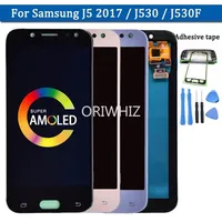100% Super Amoled LCD for Samsung Galaxy J5 2017 J530 J530F AMOLED LCD Display Touch Screen Digitizer Assembly300r