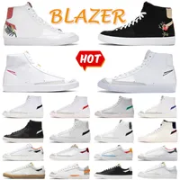 Blazer shoes Mid 77 Vintage Blazers Casual Shoes Multi Color High Pomegranate Jumbo Pink mens trainers Designer shoe Platform Sneakers