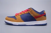 Shoes Mens Dunks Lows Reverse Papa Bear Basketball Shoe Top Quality Sports Sneakers Real Leather Color wheat/light fusion red/dark purple