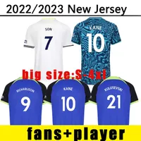 22 23 Kane Son Bergwijn Ndombele Richarlison Soccer Jerseys 2022 2023 Fans Player Version Dele Jersey Football Shirt Lo Celso Morgan Lamela Lucas Hojbjerg S-4XL