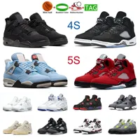 4s Basketball Shoes 5s Jumpman 4 5 Black Cat Raging Bull Oreo University Blue Bred Cement Sail Mens Trainers Fashion Sneakers Eur 36-47