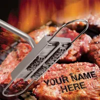 BBQ Barbecue Branding Eisenwerkzeuge mit veränderbarem 55 Buchstaben Fire Branded Impressum Alphabet Aluminium Outdoor Kochen zum Grillen ST254G