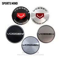 4 adet / grup 65mm Vossen Hassas Serisi Araba Tekerlek Merkezi HUB Cap Sticker Araba Rozeti Amblem Sticker Çıkartması Araba Styling Aksesuarları