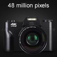 Dijital Kameralar 4K HD Kamera WiFi Professional Vlog ile Mikro Tek Destek Lens Video Kameradigital