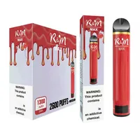 Randm Max 2600 Puffs Disposable E Cigarette Kit Vape Pen Device 10 options Pre-filled 1300 mah battery VS dazzle king pro RBG ligh274g