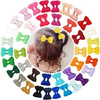 20pcs Baby Girls Hair Bows 2.5inch Grosgrain Ribbon Bows Alligator Hair Clips Barrettes Pigtly Bows Association for Kids