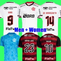 Flamengo Soccer Jerseys 22 23 Diego E. Ribeiro Gabi Football Shirts Pedro de Arrascaeta Jersey Camisa 2022 2023 Henrique David Luiz 2022 2023 Men Woman Away Fans Player