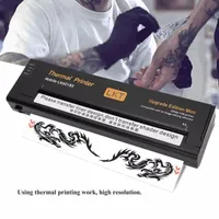 Drukarki Profesjonalne port USB Mini Tattoo Tattoo Machine Machine Drukarka Drukarka Wzornik Transfer # R30